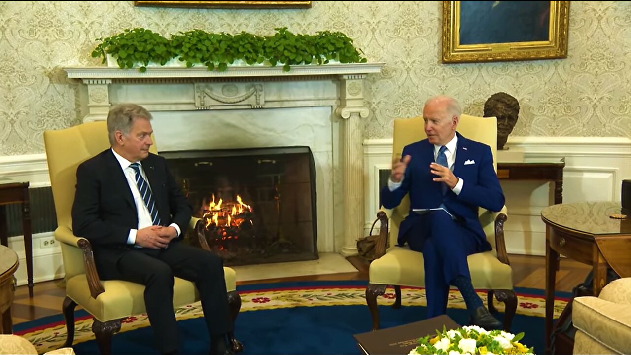 Biden recibe al presidente de Finlandia y refuerza su apoyo a Ucrania