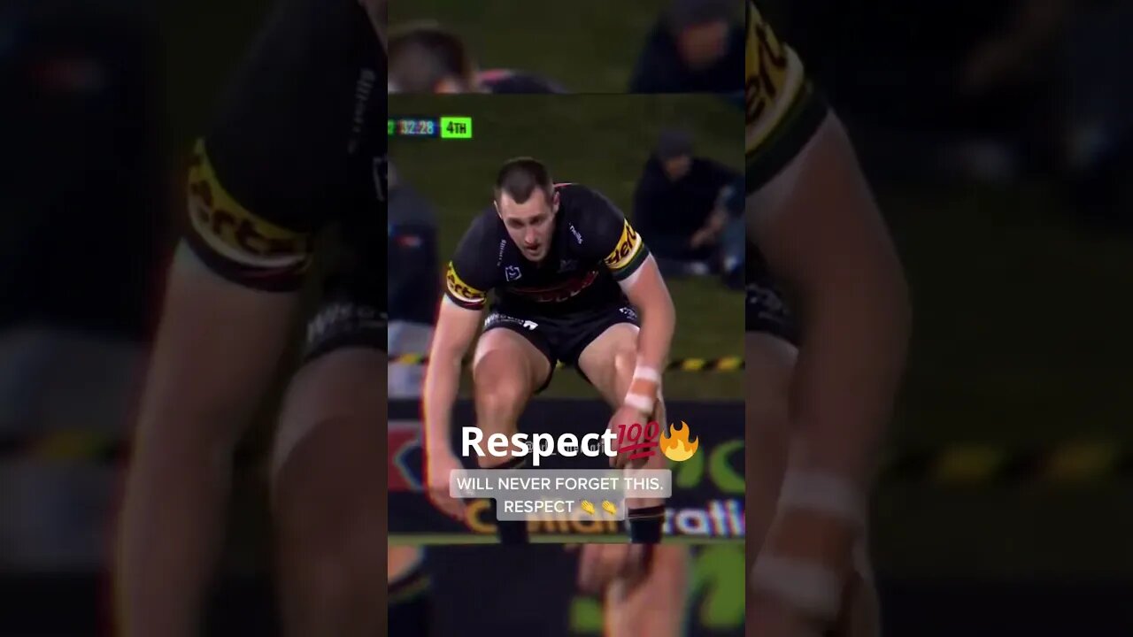 NRL - Respect💯🔥 Will never Forget this Respect. #shorts #respect #nrl