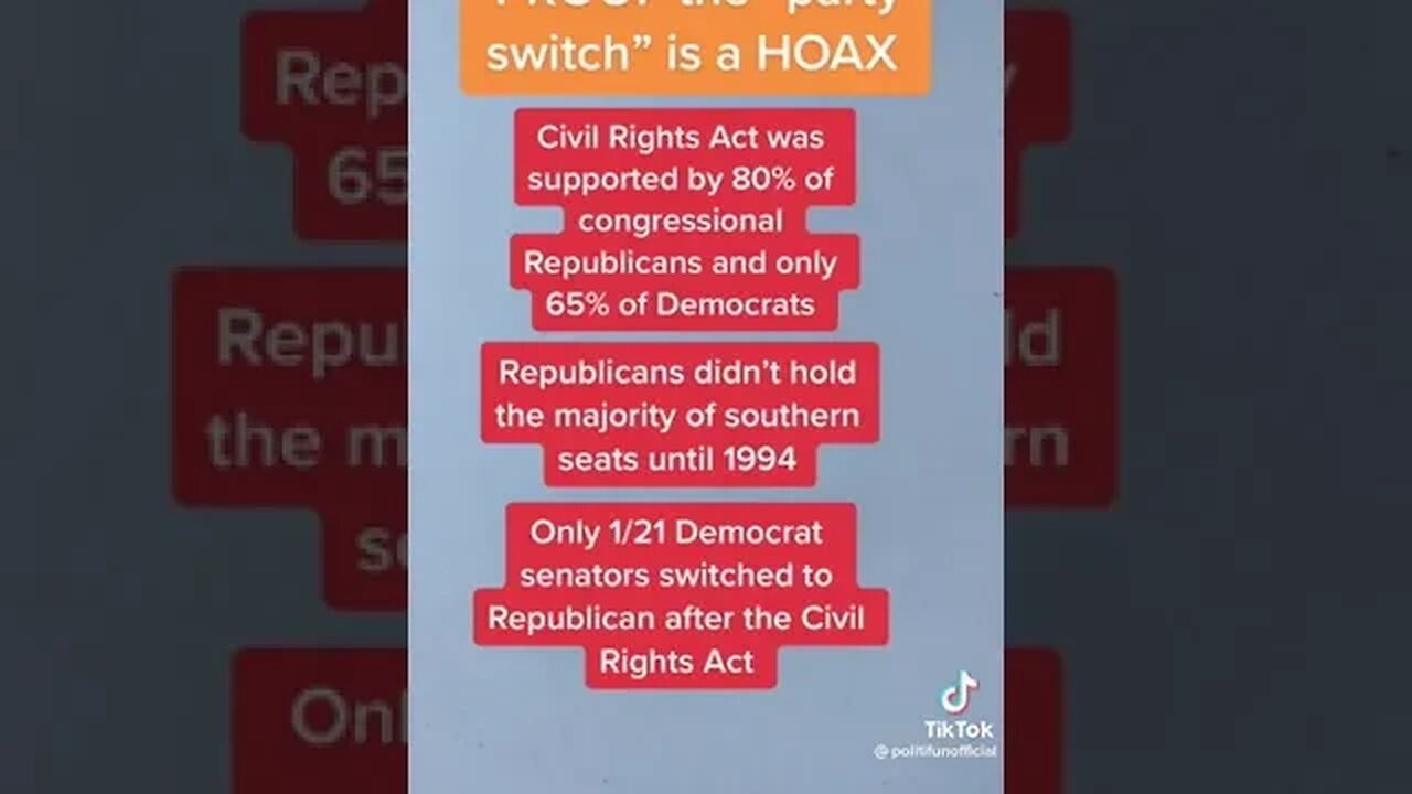 Party Switch is a Hoax