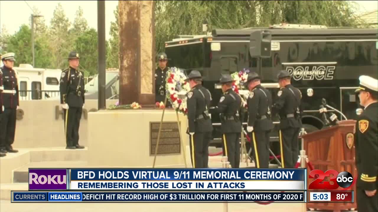 Bakersfield Fire Department holds annual 9/11 memorial ceremony