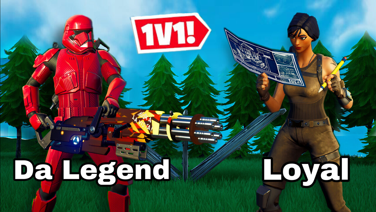 I 1v1'd The Best 1v1 Map Builder in Fortnite and Won! (Loyal)