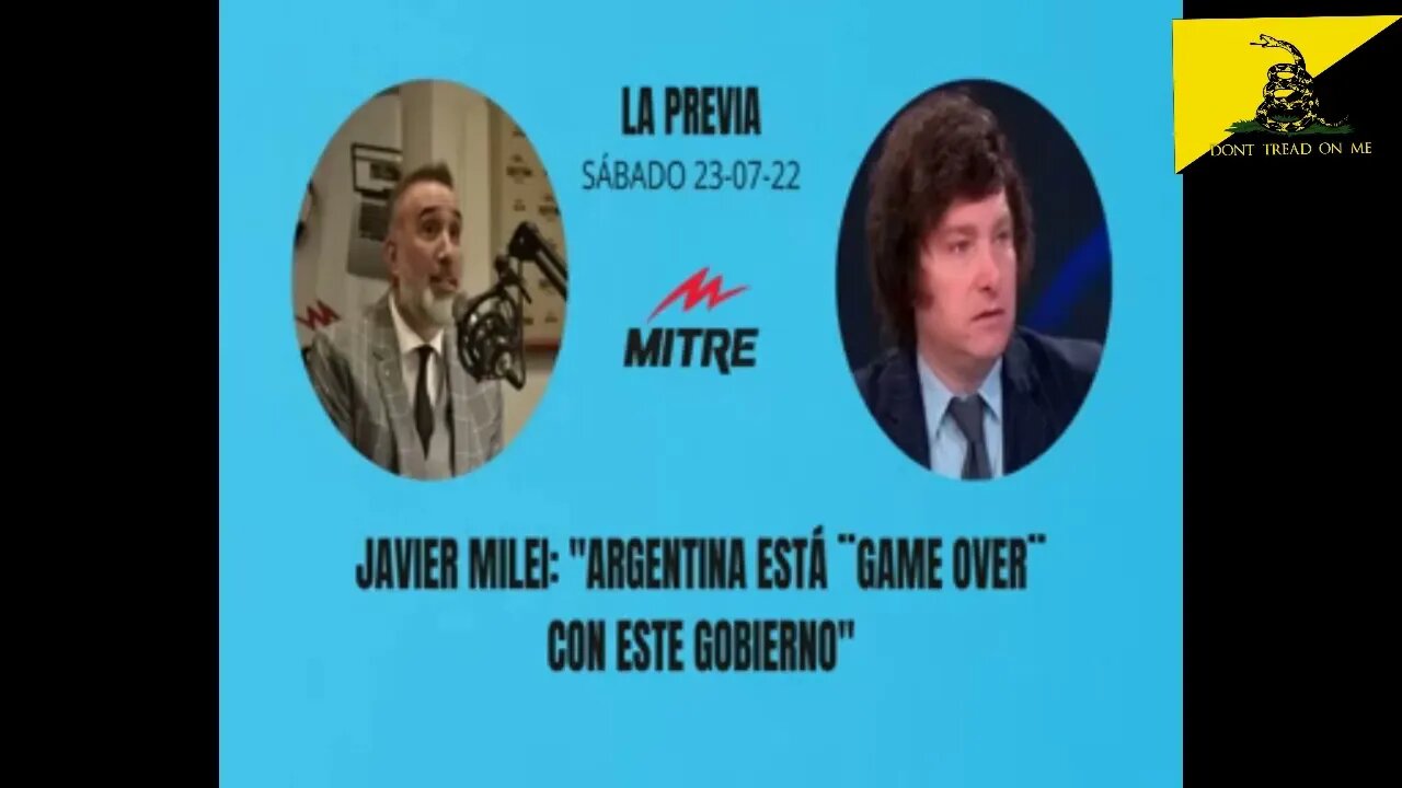 Javier Milei La Previa por Radio Mitre
