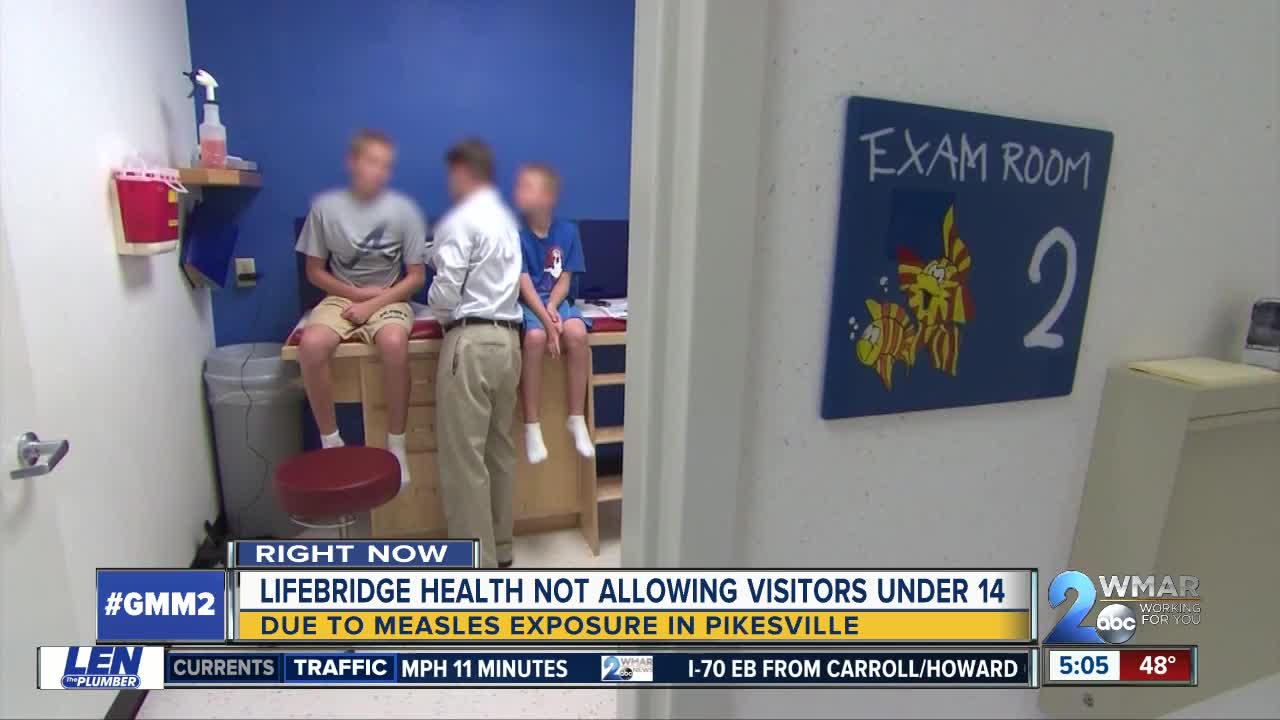 Measles scare prompts LifeBridge to ban hospital visitors under the age of 14