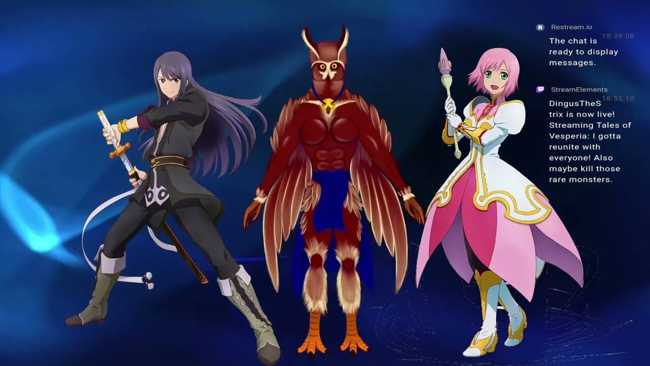 Owl goes MONSTER HUNTING!... in Tales of Vesperia.