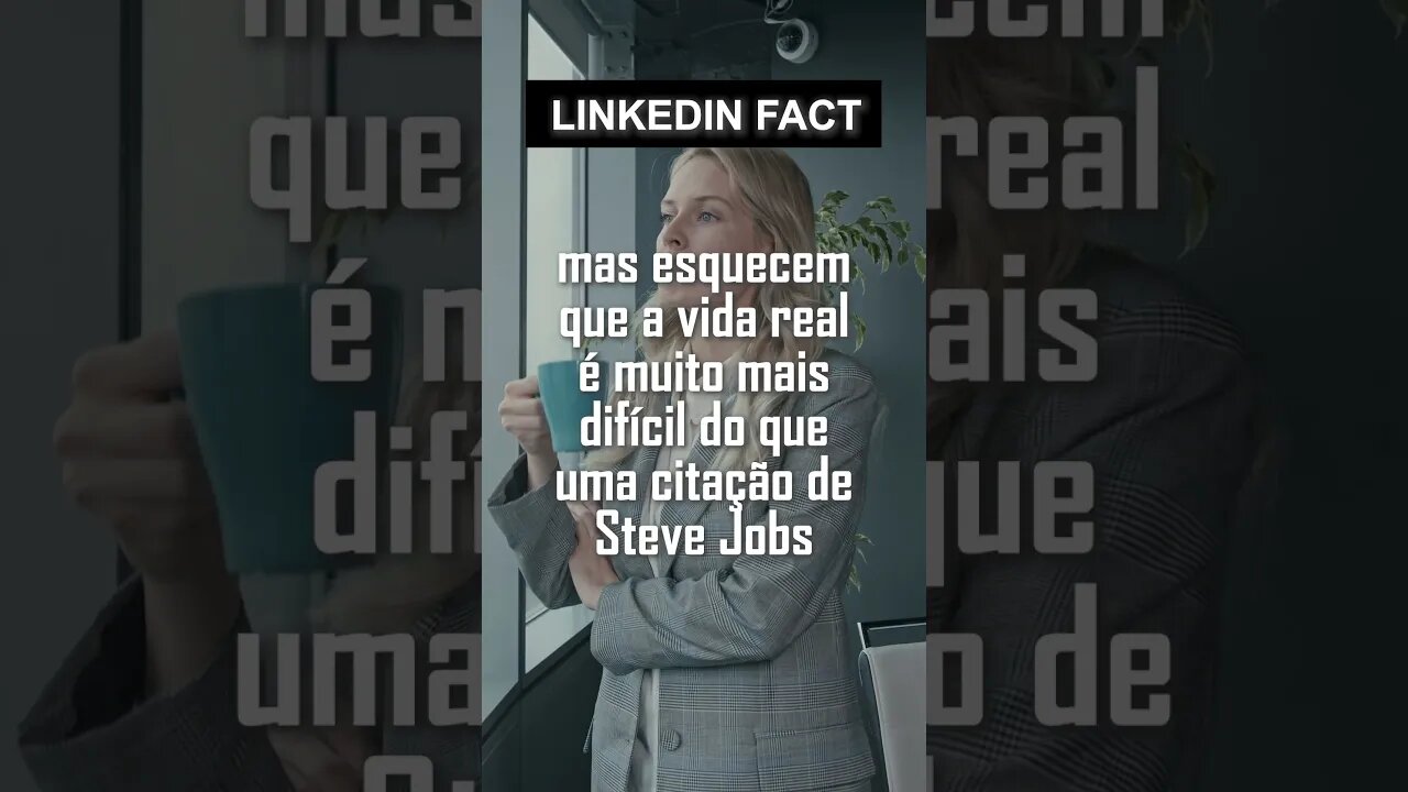 FUN FACT: Tudo é lindo no LinkedIn. Mas no mundo real o negócio é bem diferente #shorts