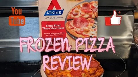 FROZEN PIZZA REVIEW: Atkins Stone Fired Three Meat