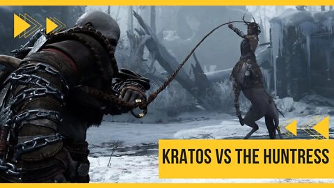 Kratos VS The Huntress God of War Ragnarok Gameplay