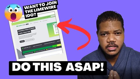 LimeWire Public IDO Launches Soon. Want A Huge $LMWR Allocation For A Huge Project? Do This Asap!