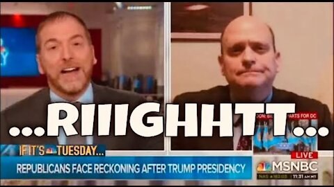 "There's only one side who tried to overthrow the Capitol" -Chuck Todd...Riiiigght (Dr. Evil Parody)