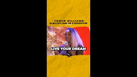 @venuswilliams Discipline is freedom