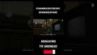 GTA: San Andreas - Adrenaline Mode (Cheat for PC)