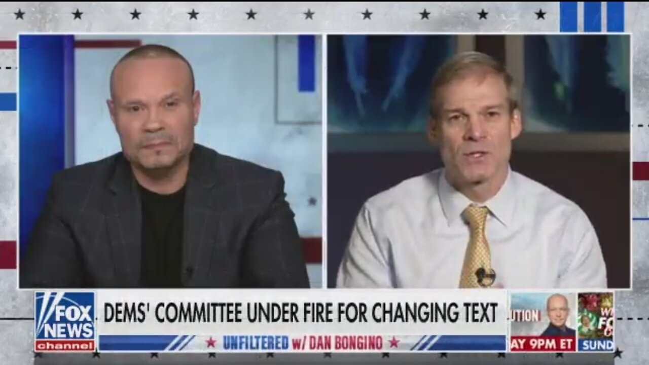 Rep Jordan Slams Democrats For Doctoring His Text During Jan 6 Committee