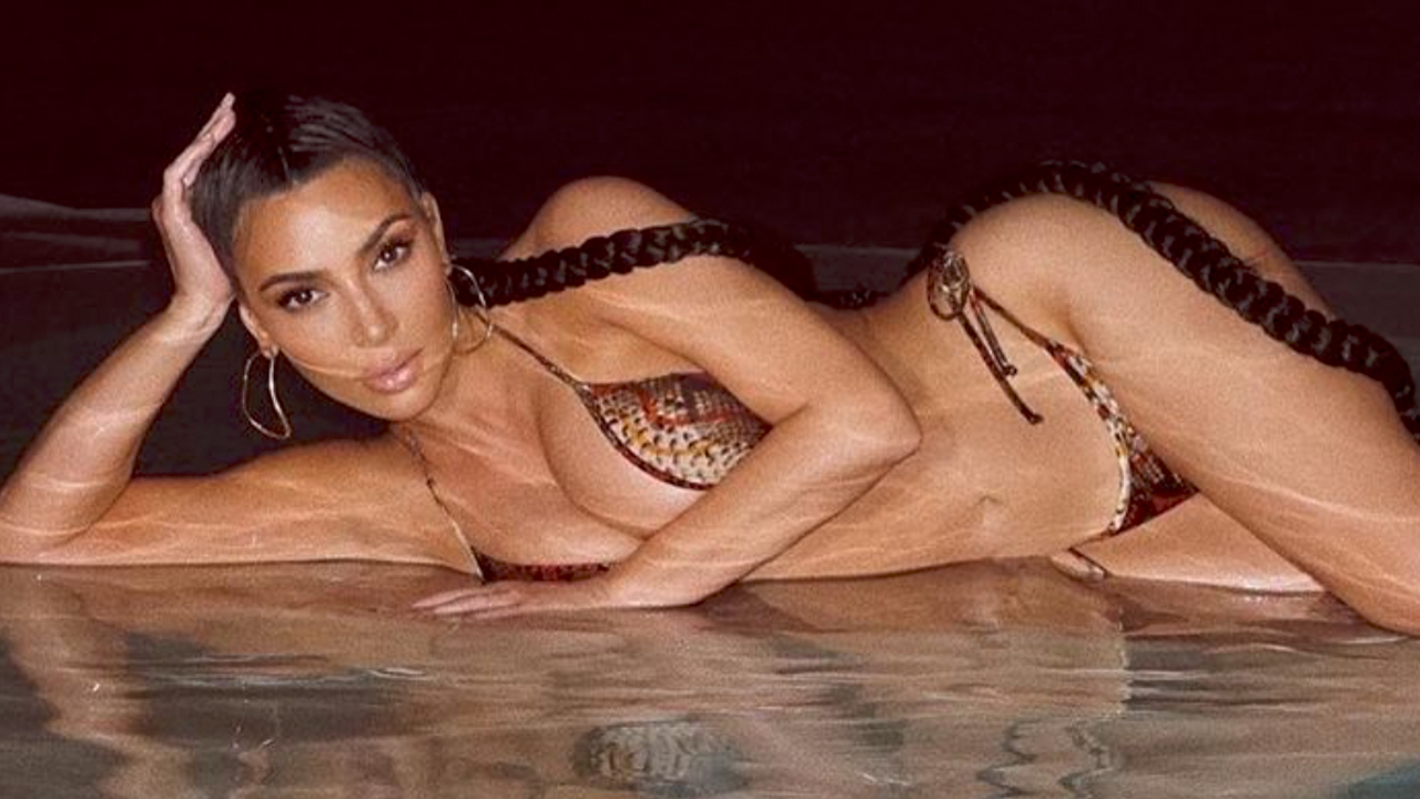 Kim Kardashian’s SnakeSkin Bikini Photoshoot Sparks BACKLASH Amidst Kanye West’s Mental Breakdown!