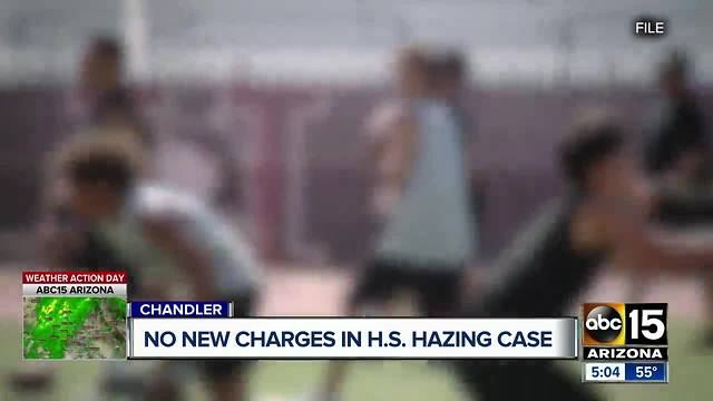 Schools officials to avoid charges in Chandler school hazing case