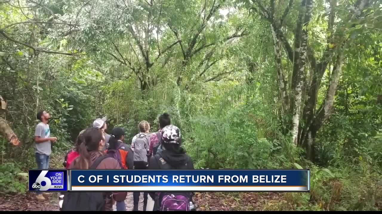 Students and professors from College of Idaho return from biology trip in Belize
