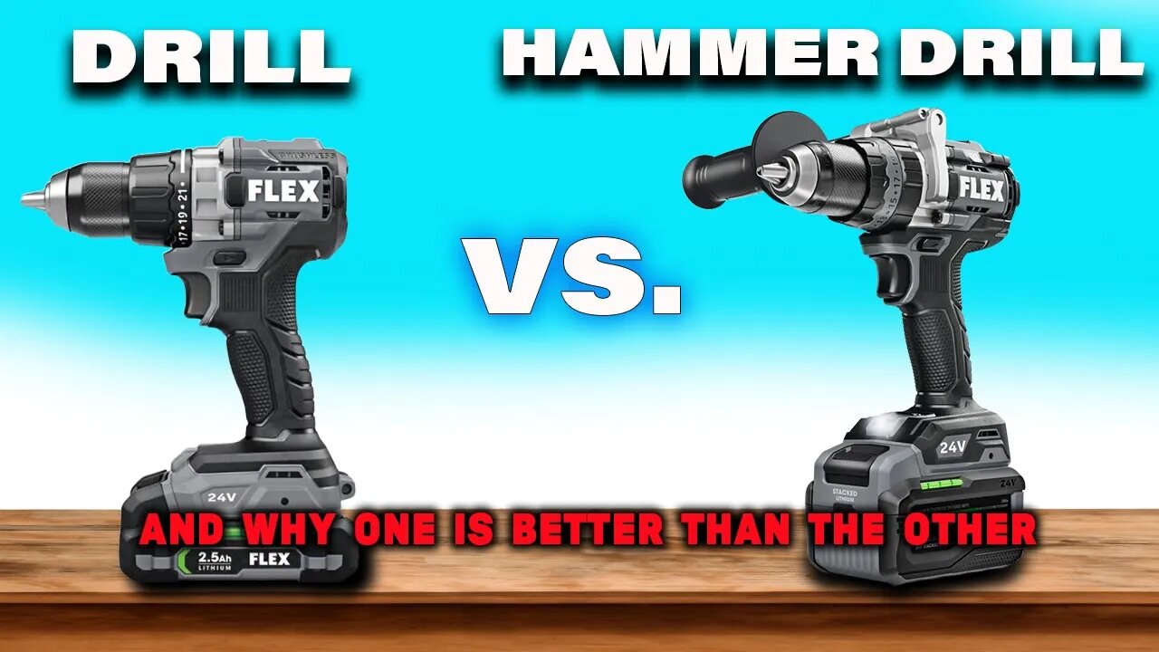 Regular Drill vs Hammer Drill and why you should buy one over the other