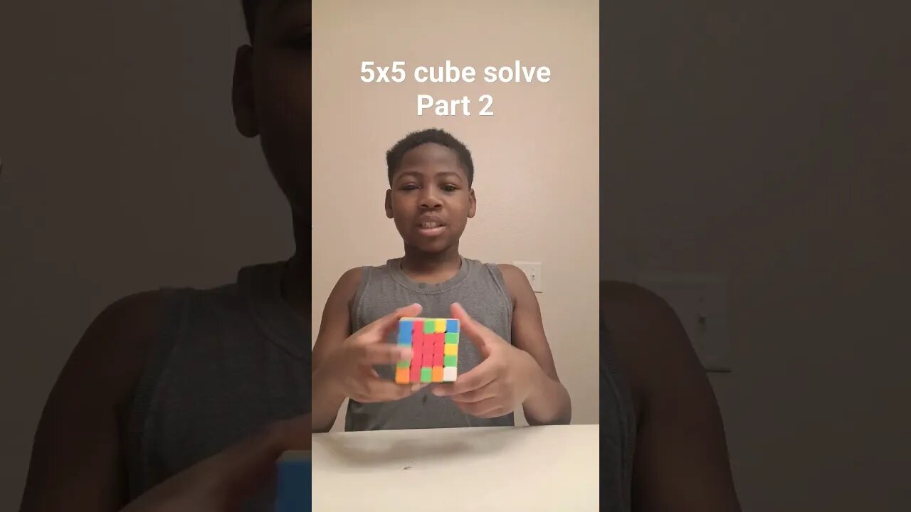 5x5 cube solve (Part 2)