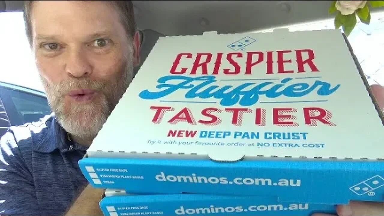 Domino's New Deep Pan Crust / Loaded Burger Pizza and Taco Fiesta Review