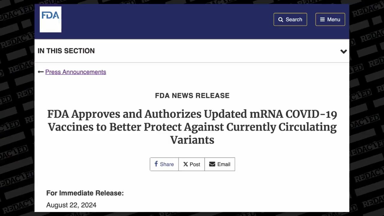 New Covid Vaccines Being Pushed By The FDA