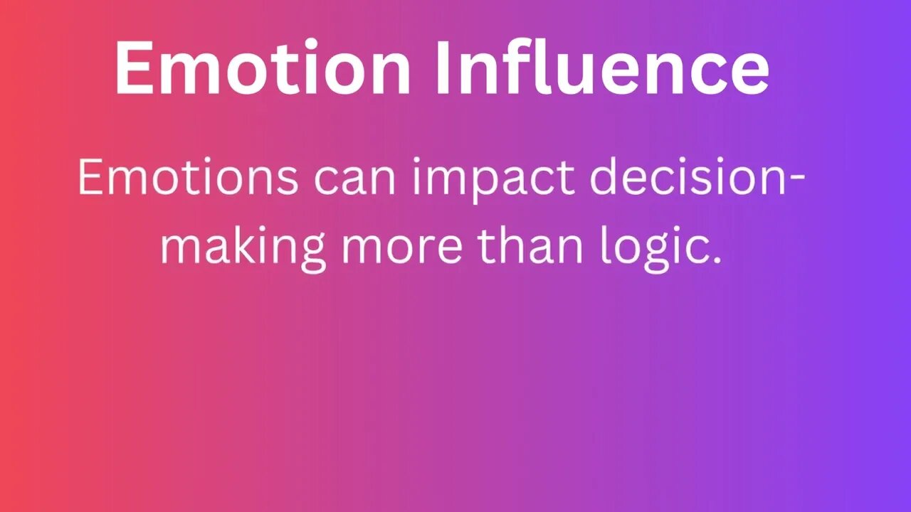 Emotion Influence