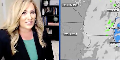 TV weathergal drops bombshell on CBS during on-air forecast