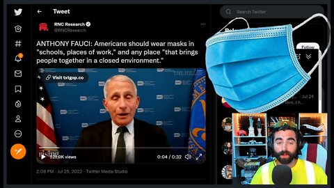 'Incorrexpert' Dr. Fauci Says 'Wear A Mask' AGAIN, Against All Common Sense!