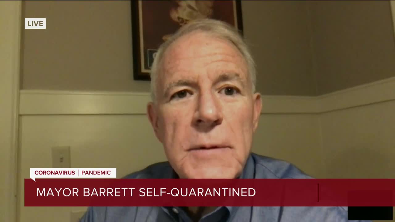 Live interview with Mayor Tom Barrett from self-quarantine