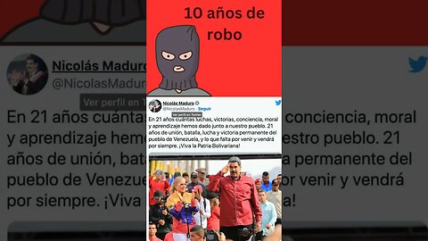 10 AÑOS DE NICOLÁS MADURO EN EL PODER #venezuela