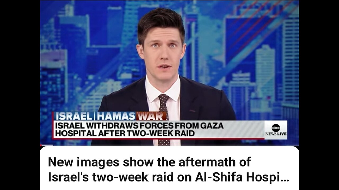 News images show the afternath of Israel's two-week raid on Al-shifa Hospital.