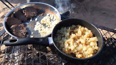 48-HOUR STEELHEAD Float Trip Catch & Cook __ Fishing for Steelhead Trout in Upper Peninsula MI % 10