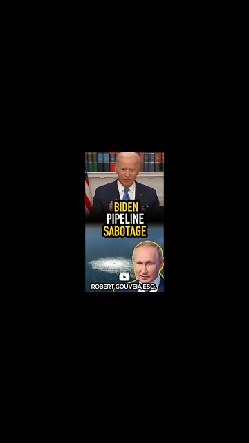 Biden Comment on Nord Stream Pipeline: SABOTAGE #shorts