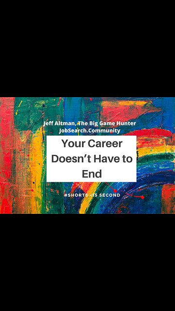 Your Career Doesn’t Have to End #shorts