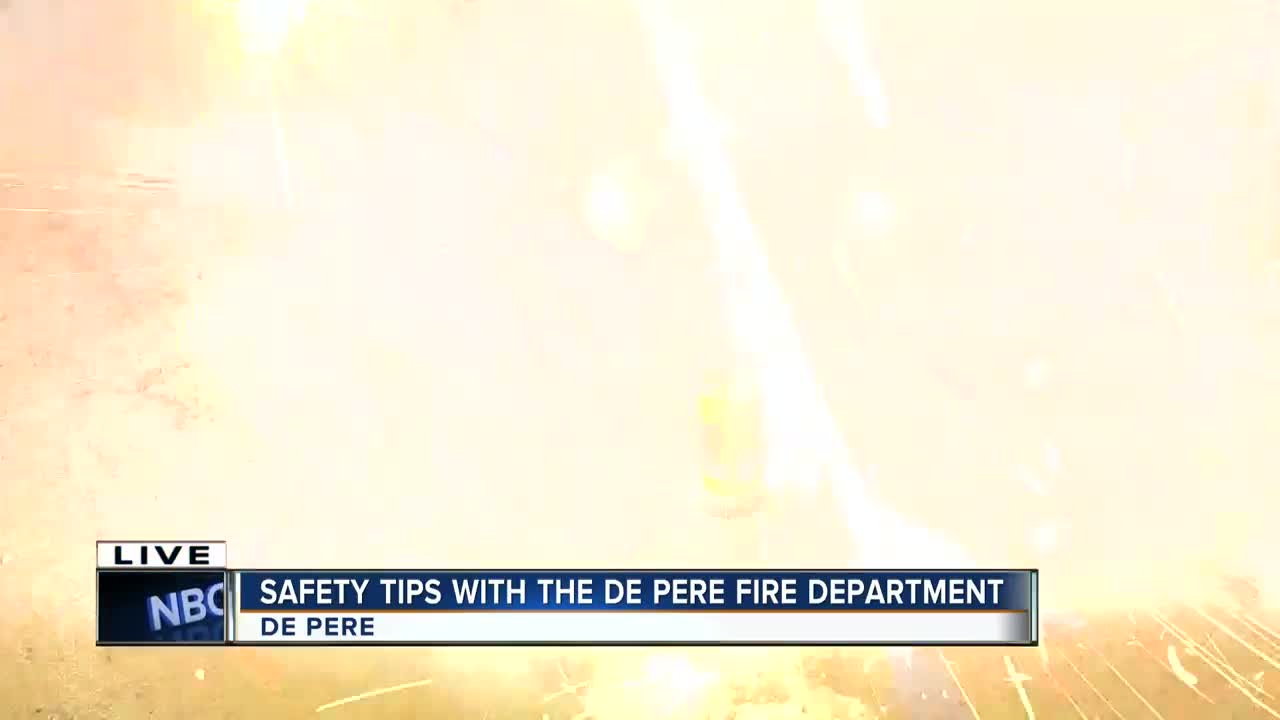 Firework safety with De Pere Fire