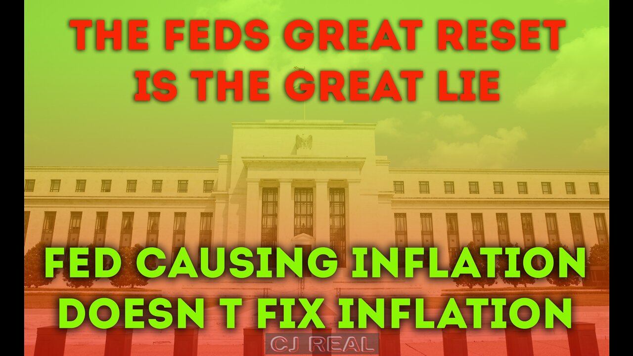 The Fed's Great Lie - Causing Inflation Doesn't Fix Inflation