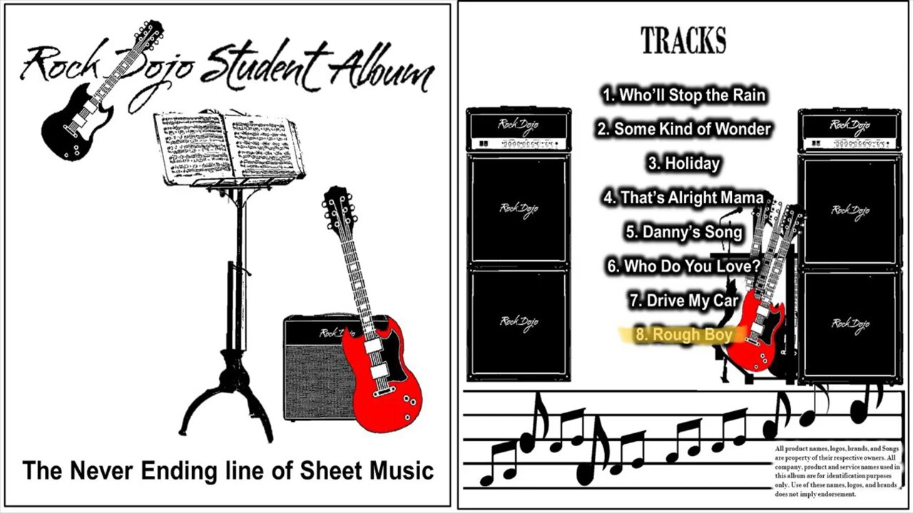 Rock Dojo Student Album #9 “N.E.L.S.”: Rough Boy (ZZ TOP cover) Track 8