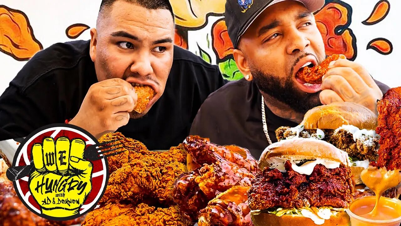 Scarfing Down LA's Best Wings with Doknow & AD