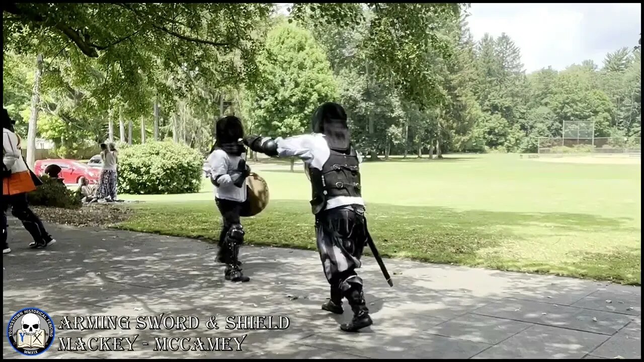 Real Steel Sword Fighting - Arming Sword & Round Shield - Mackey/McCamey