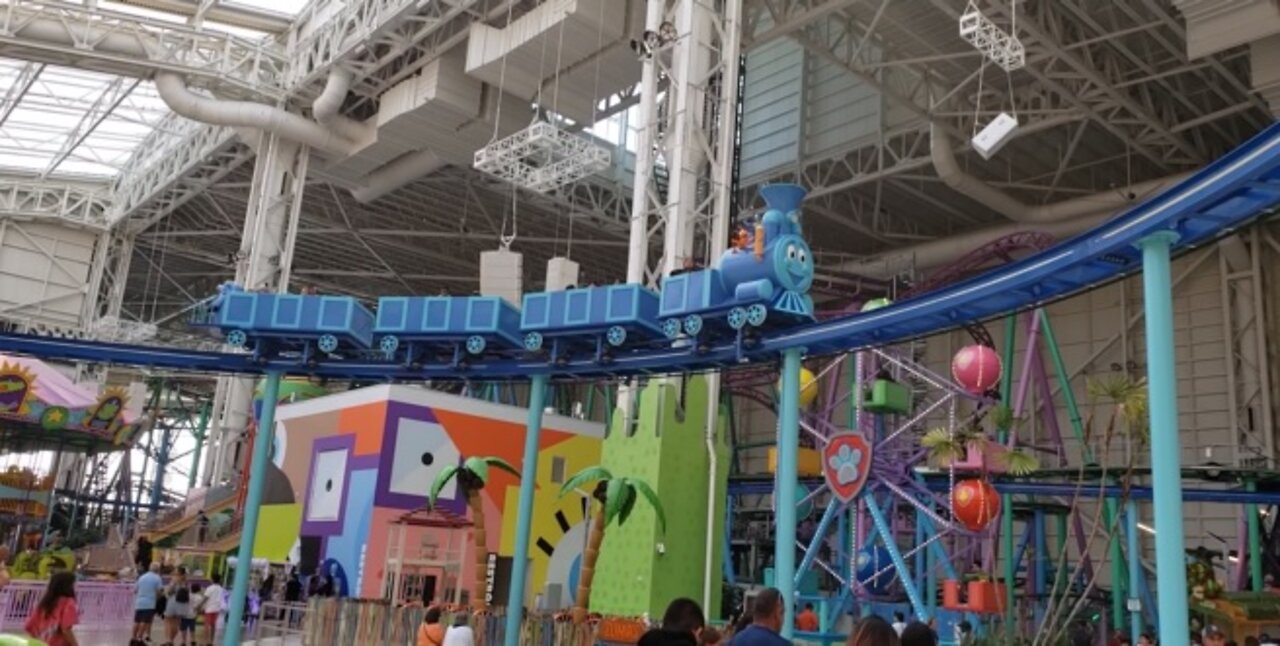 Nickelodeon Amusement Park Train Ride - American Dream Mall