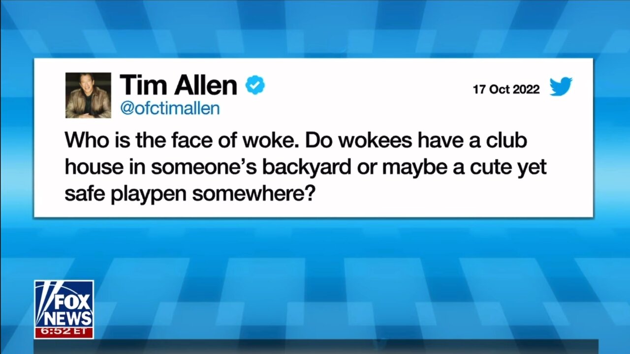 Tim Allen TRIGGERS Snowflakes ❄️ over Tweet on Wokeness