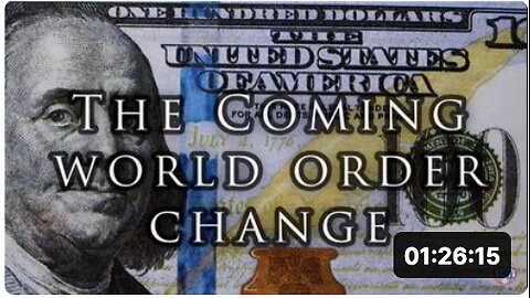 The Coming "World Order" Change: Sooner Than You Think