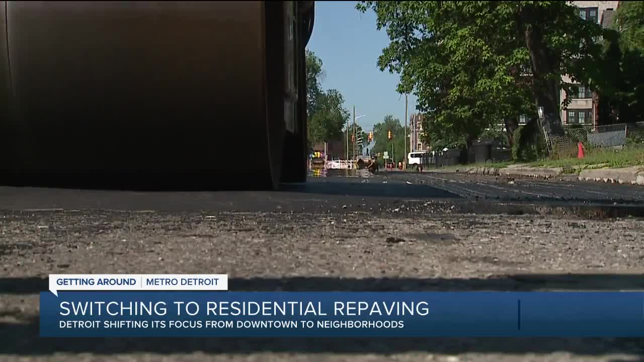 Detroit working to repave 93 miles of roadway before mid-November