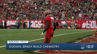 Bucs QB Tom Brady, receiver Chris Godwin build chemistry despite limitations