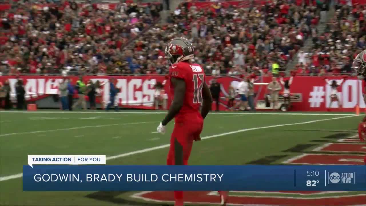 Bucs QB Tom Brady, receiver Chris Godwin build chemistry despite limitations