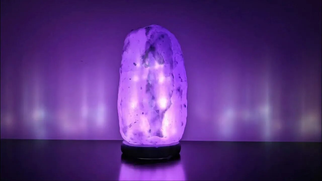 Glowing Northern Lights Salt Lamp / Mood - Night Light