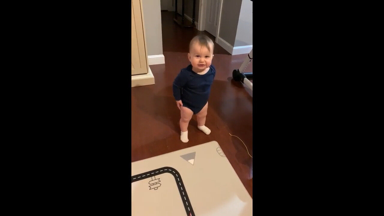 Baby Has A 'Conversation' With Her Dad