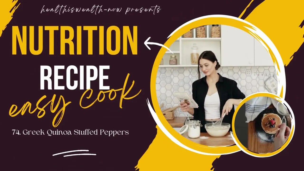 How to make Healthy and Nutrition Recipe I Greek Quinoa Stuffed Pepper #food #health #fitness #viral