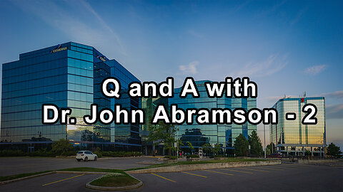 Questions and Answers with Drug Industry Expert Dr. John Abramson Part 2