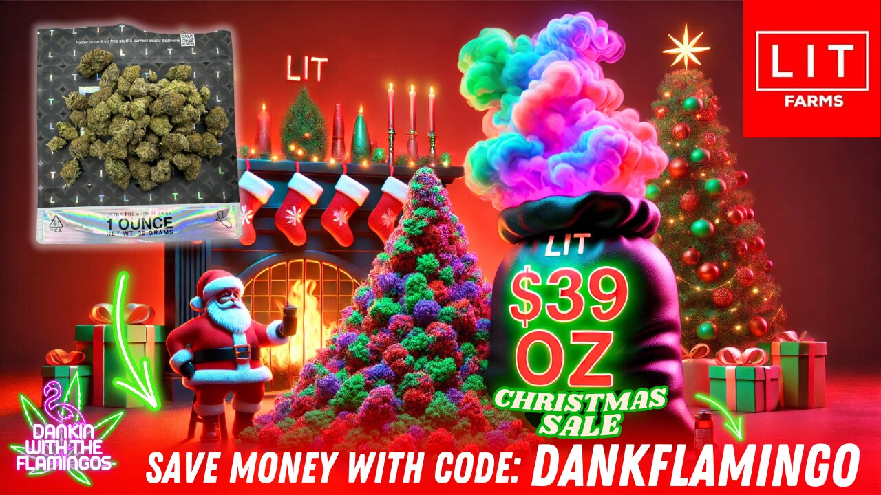 Getting Fired Up with LIT OG from LIT FARMS! Dankin With Tne Flamingos Review!!