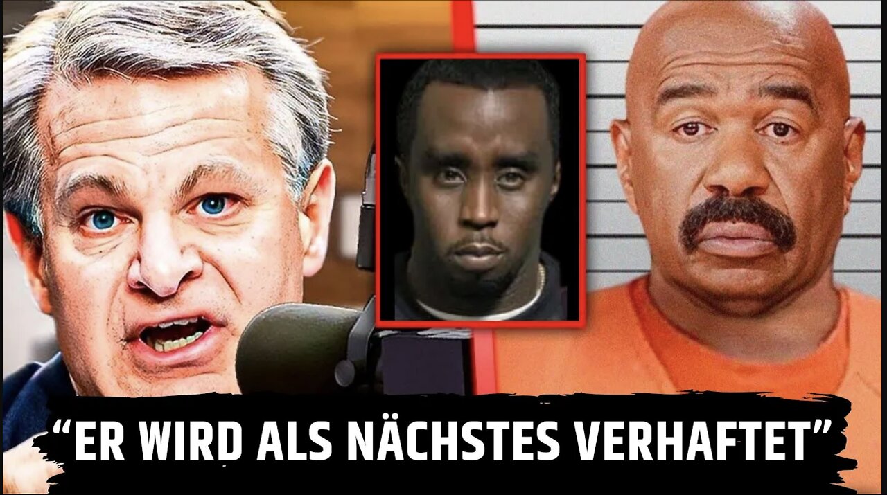 Das FBI jagt Steve Harvey, nachdem er am Tag von Diddys Verhaftung das Land verlassen hat!