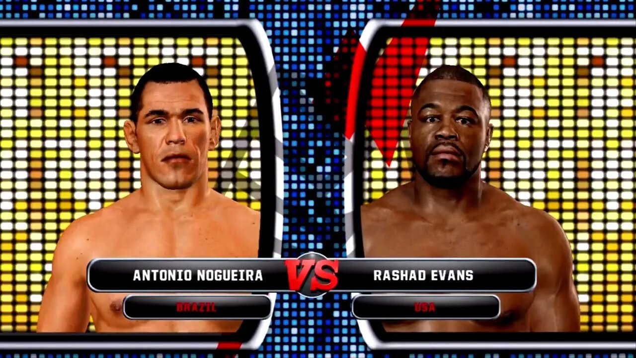 UFC Undisputed 3 Gameplay Rashad Evans vs Antonio Nogueira (Pride)